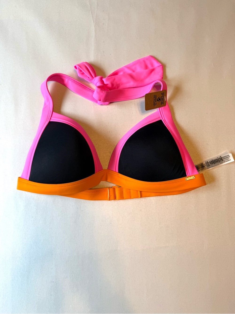 VS PINK Padded Lift-up Triangle Bikini Top